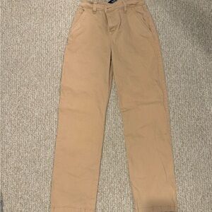 Hollister Khaki High-Rise Utility Dad Pants